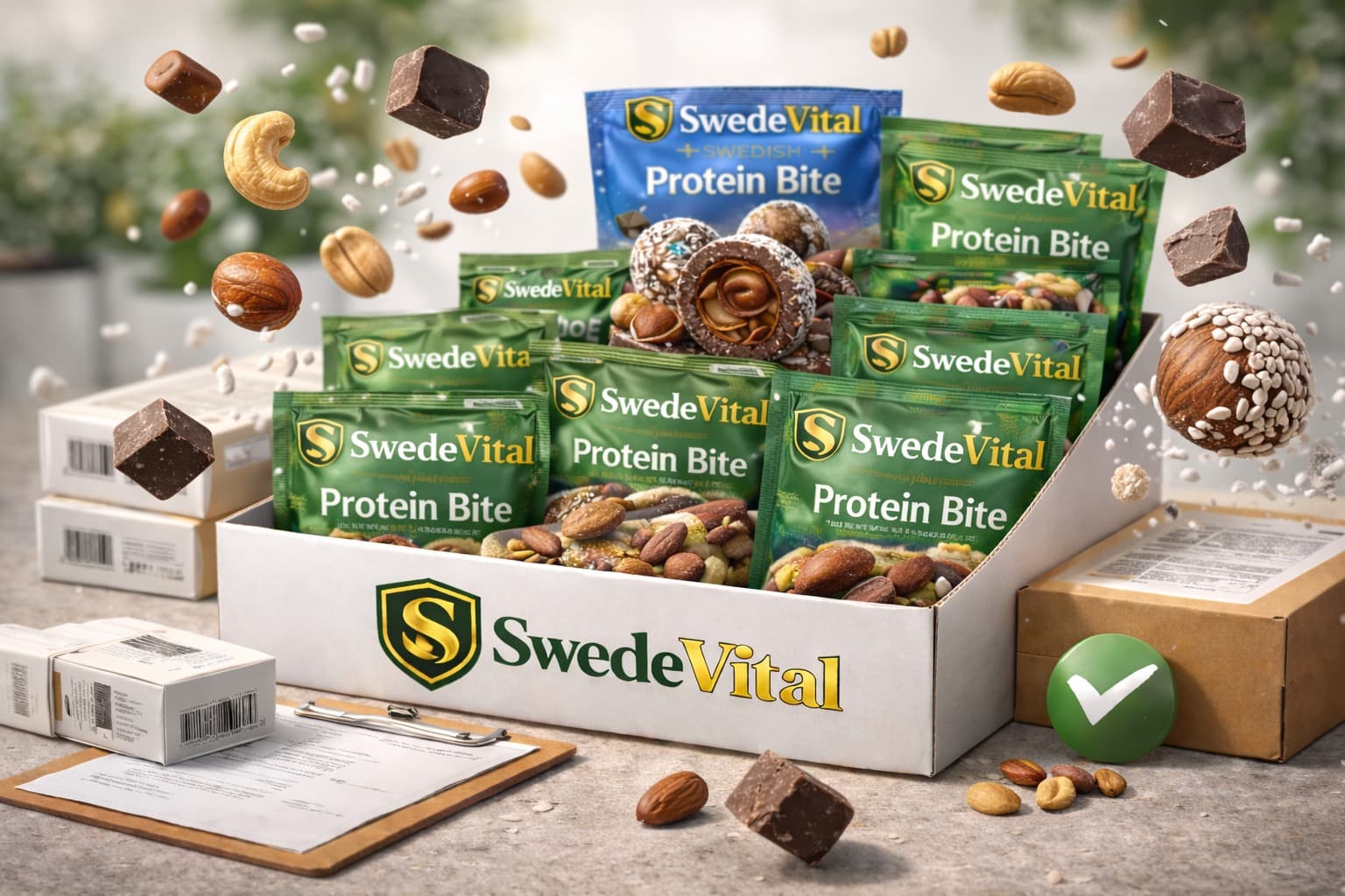 Shelf-ready certified snack products for retail