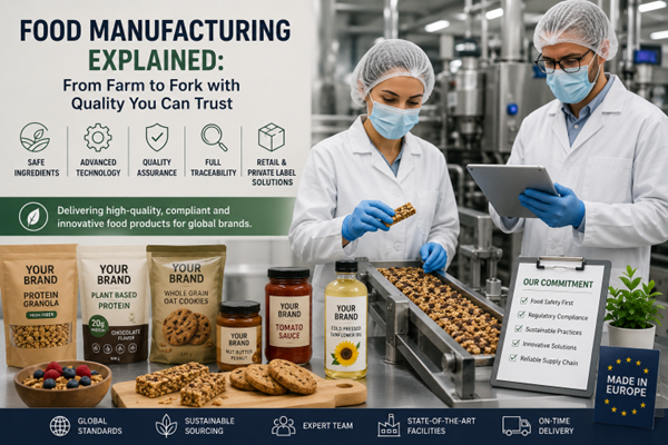 Private Label Food Manufacturing: How to Build Retail-Ready Food Products Without Buying a Factory