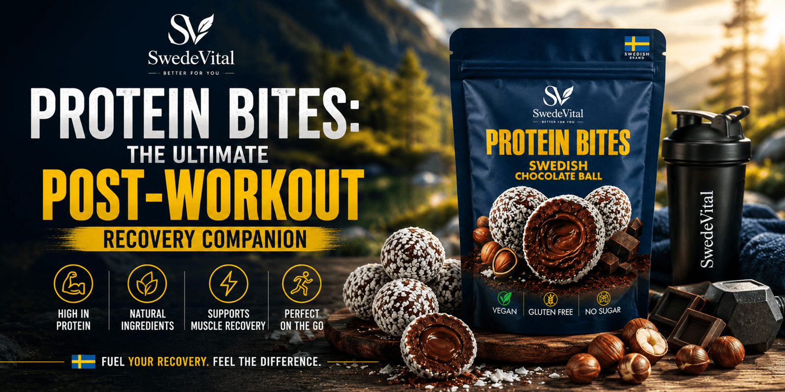 SwedeVital Protein Bites: The Ultimate Post‑Workout Recovery Companion