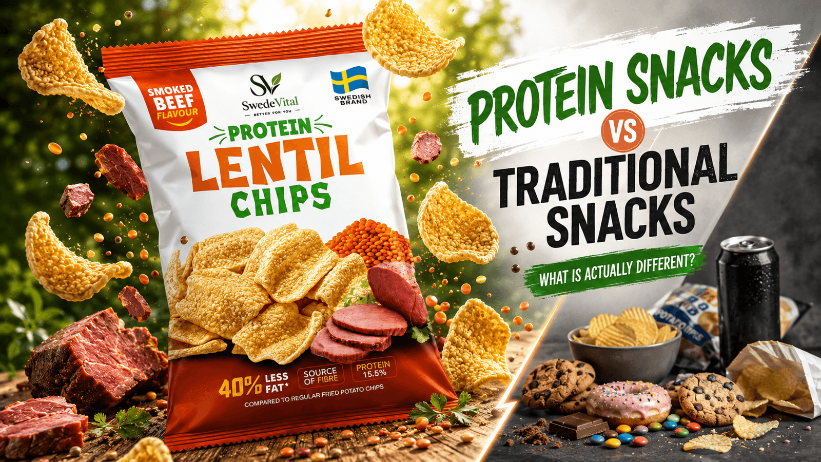 Protein Snacks vs Traditional Snacks: What Is Actually Different?