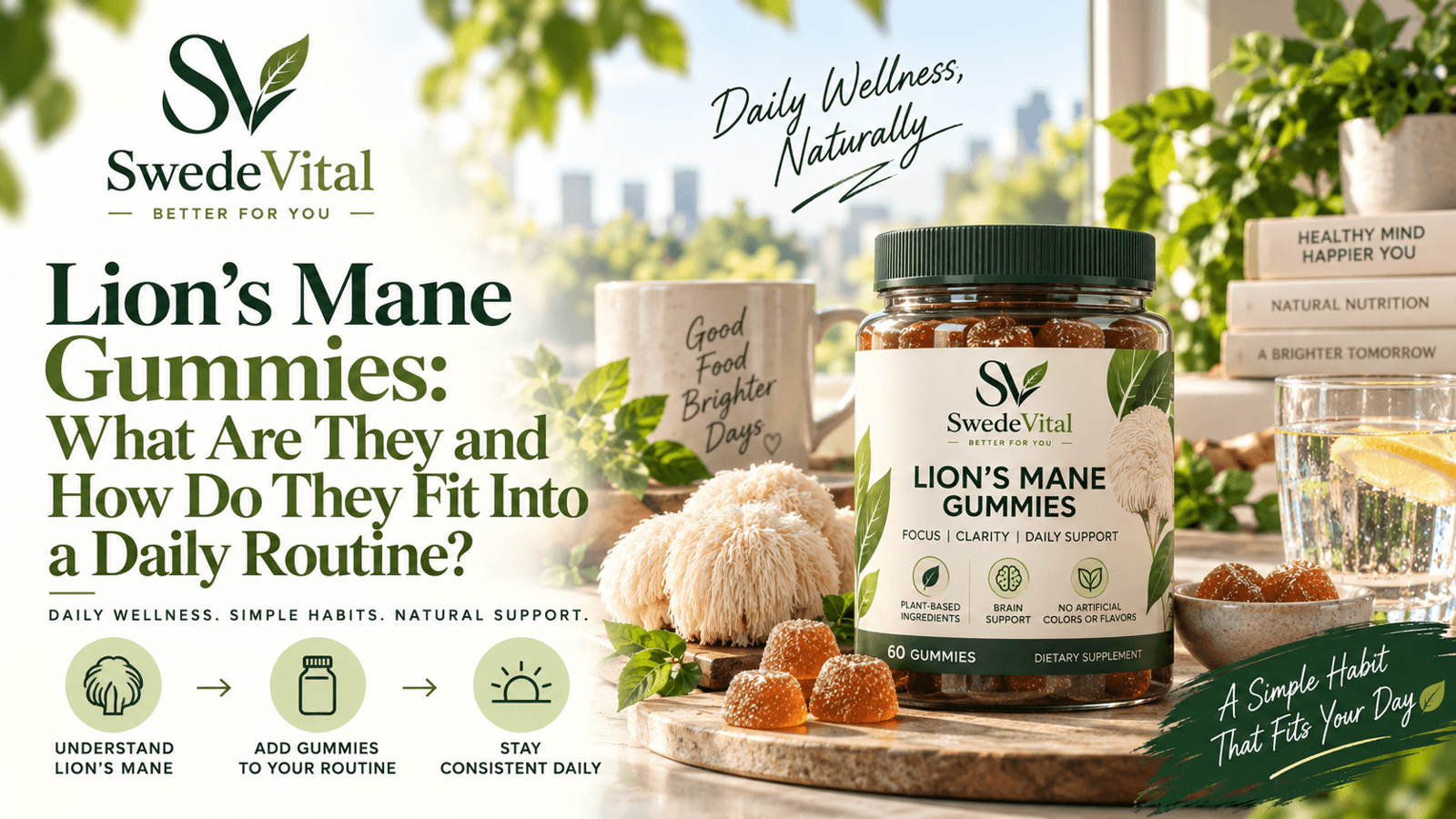 Lion's Mane Gummies: What Are They and How Do They Fit Into a Daily Routine?