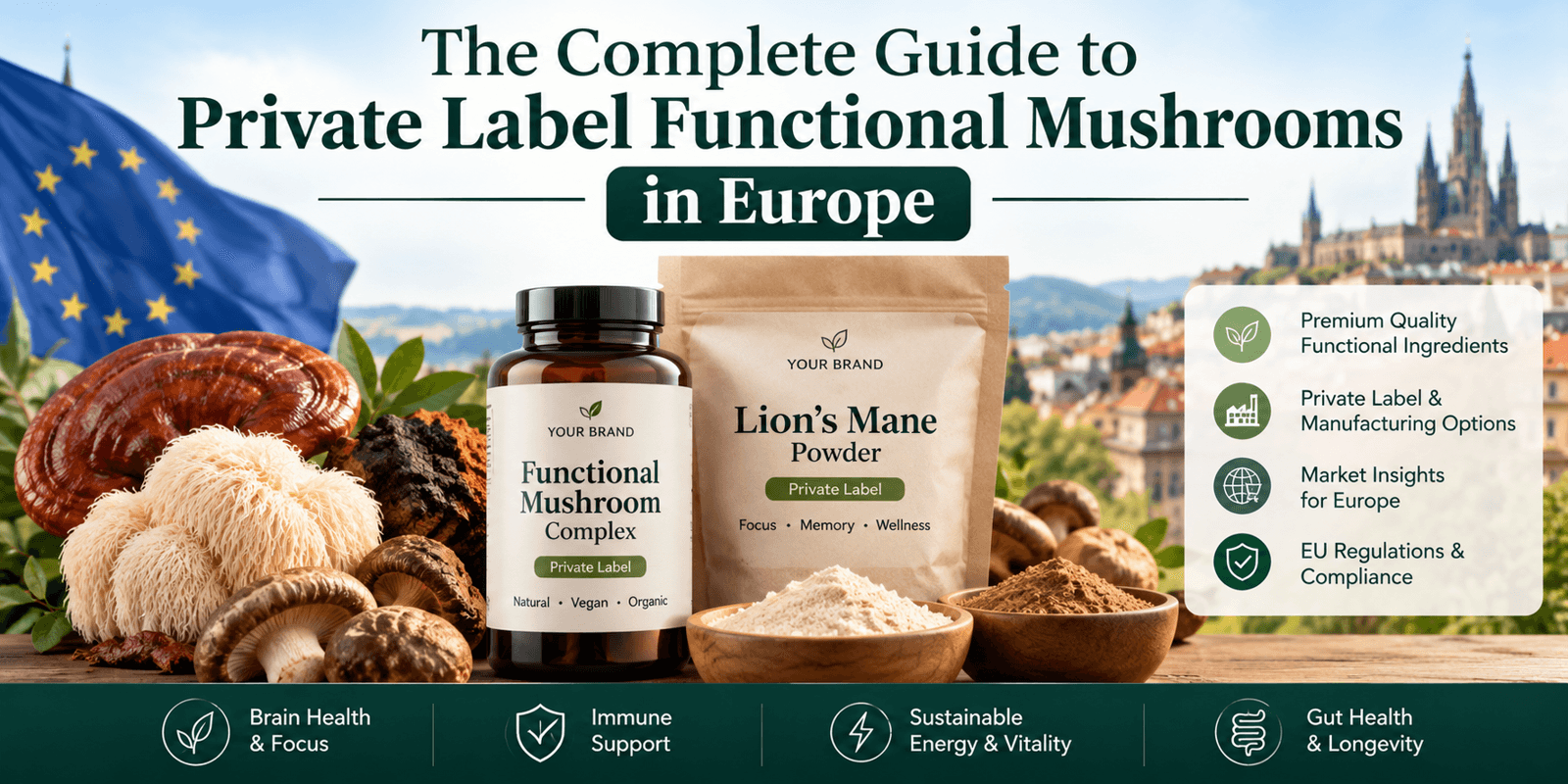 The Complete Guide to Private Label Functional Mushrooms in Europe