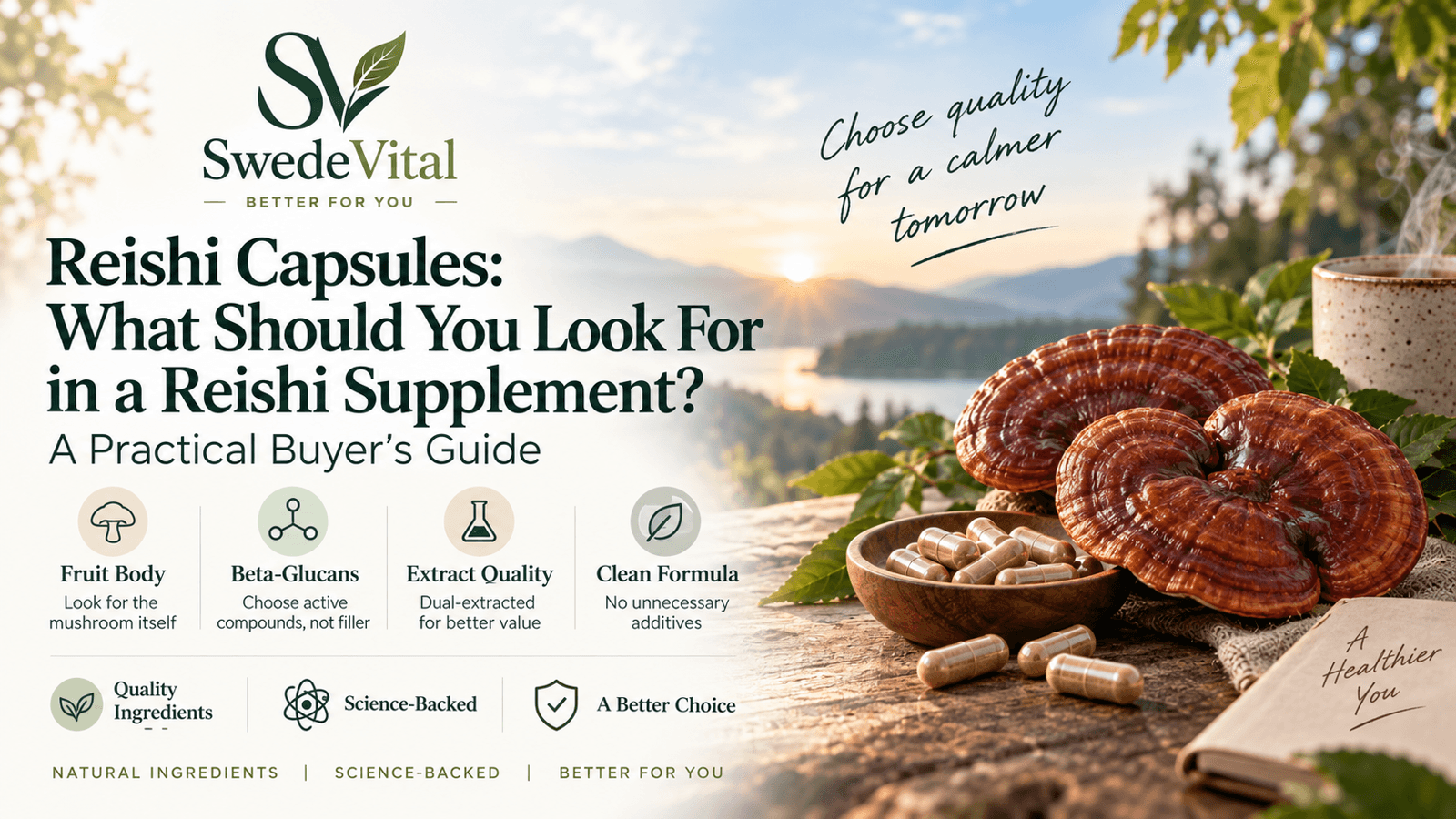 Reishi Capsules: What Should You Look For in a Reishi Supplement?